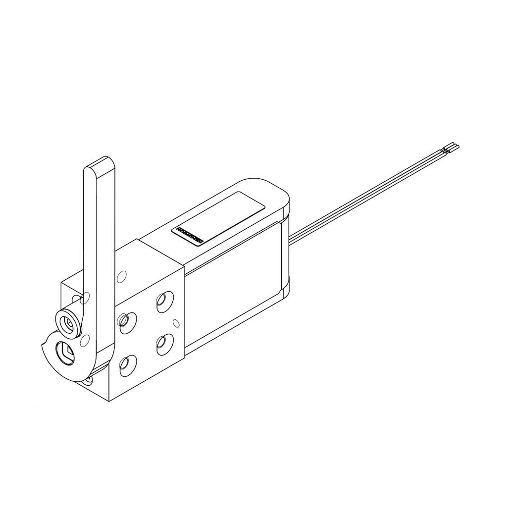 Shuttle Finger Solenoid, left finger rotary solenoid, ASRS solenoid,