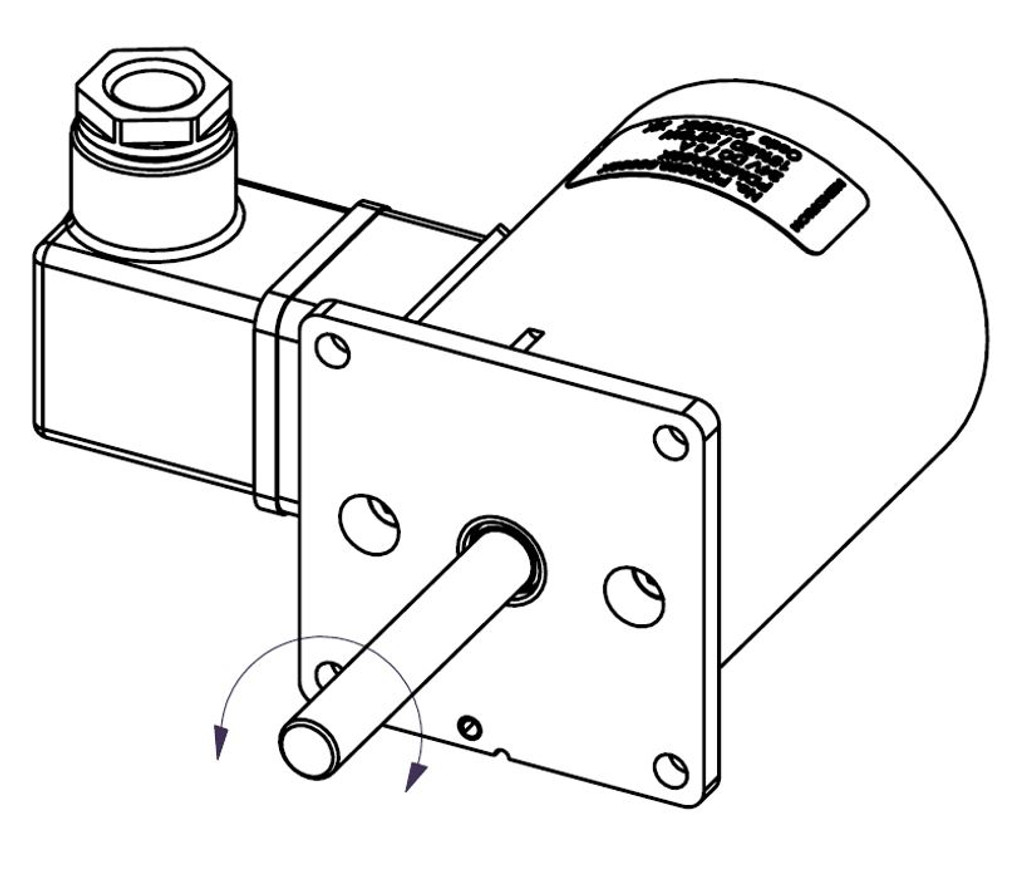 PDM050.000037 - mono-stable rotary solenoid