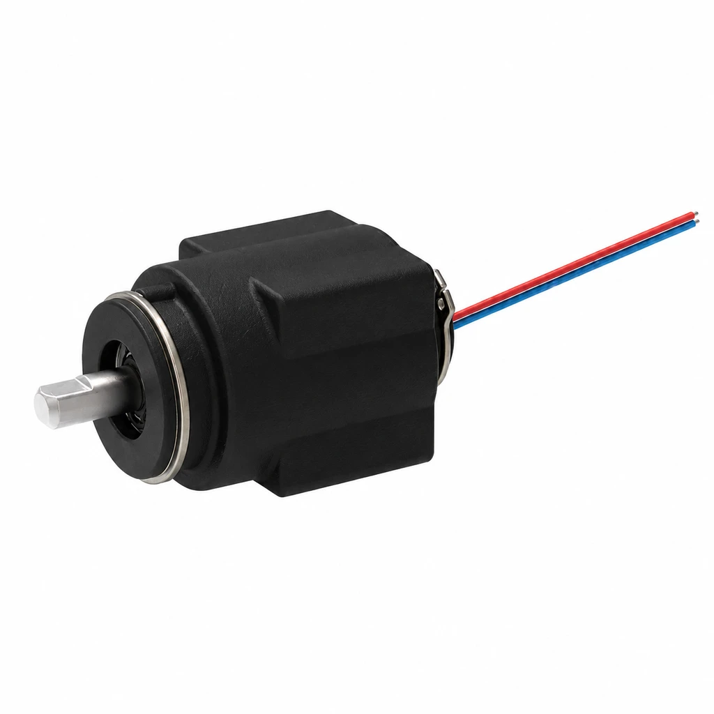 Latching Rotary Solenoid 90 degree with damper