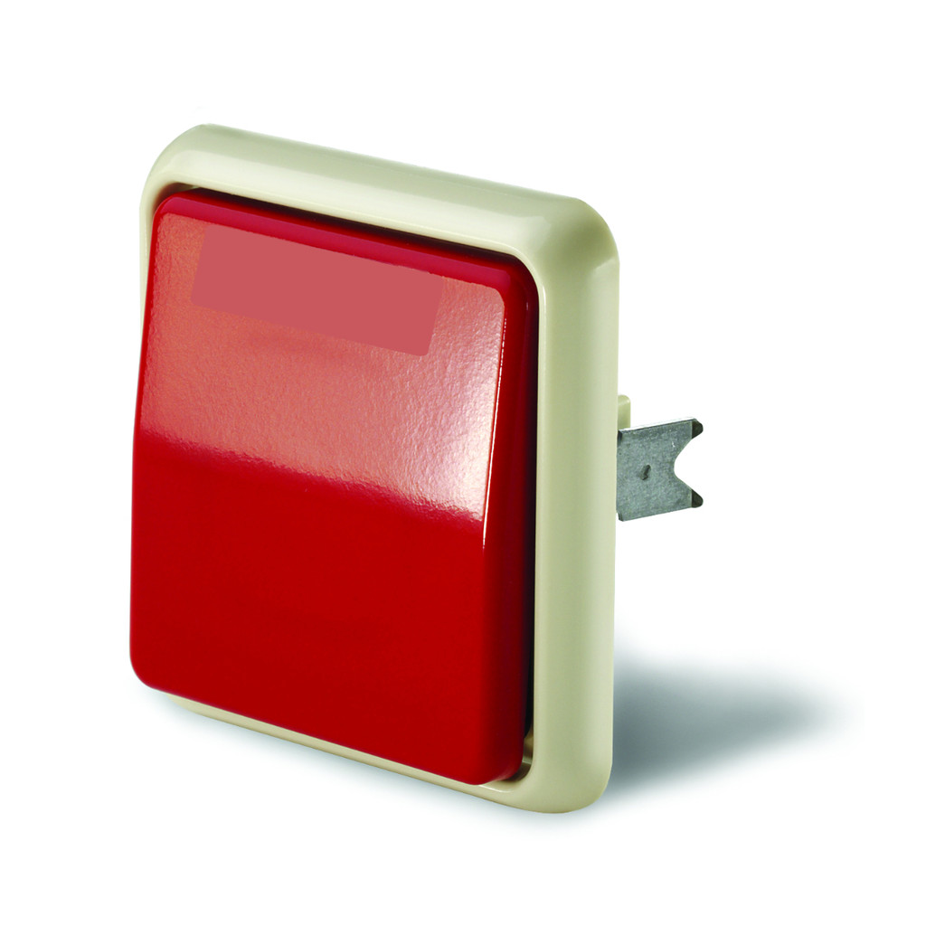 Red Interrupter Rocker Switch  903.00002, GTU 06, in-wall mount