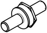 LHP M6 Brass Screw Adaptor - Male Threads