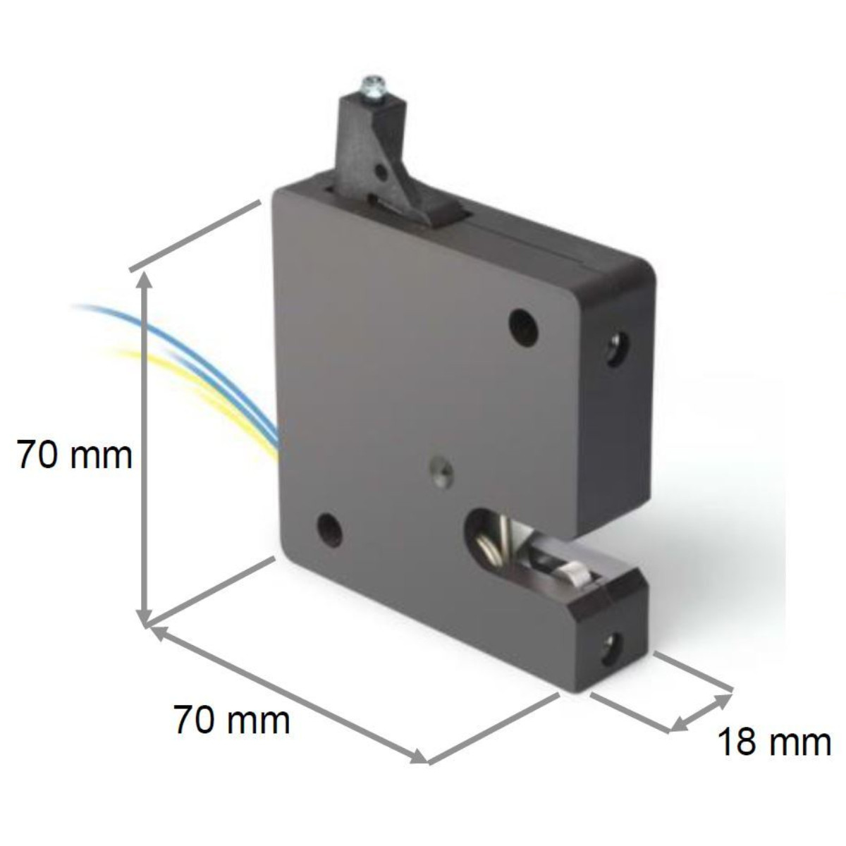 Standard Solenoid Door Lock, 24 V DC, Active-Locked - 193449