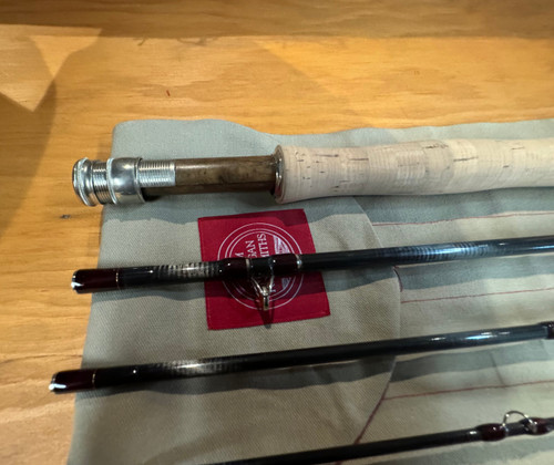 Tom Morgan RodSmiths Graphite Fly rod 9' 5wt 4pc Clear Blank