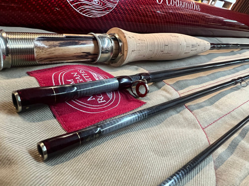 Tom Morgan RodSmiths Graphite Fly rod 9' 4wt 4pc Clear Blank