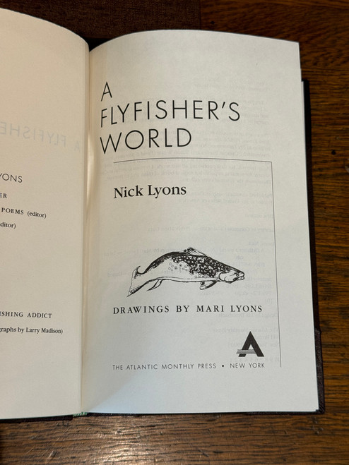 Used A Flyfisher's World by Nick & Mari Lyons