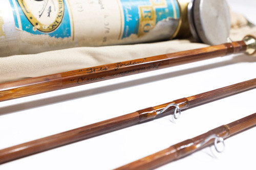 Used Orvis Wes Jordan 8' 7wt 2pc, 2 tip Bamboo Fly Rod
