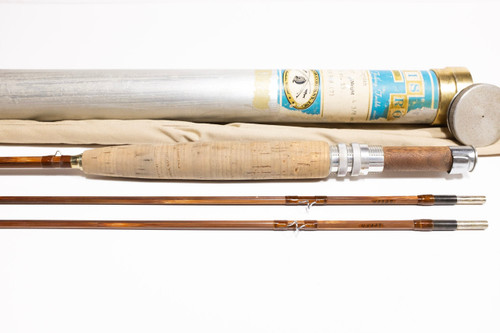 Used Orvis Wes Jordan 8' 7wt 2pc, 2 tip Bamboo Fly Rod