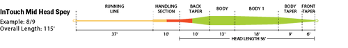 Rio Intouch Mid Head Spey Line