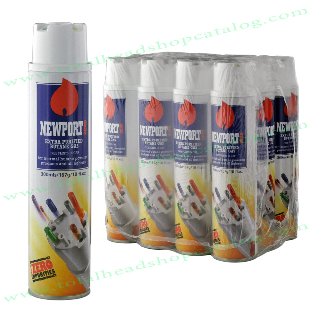 12 Pack Newport Ultra Refined Butane 300ML Total Catalog