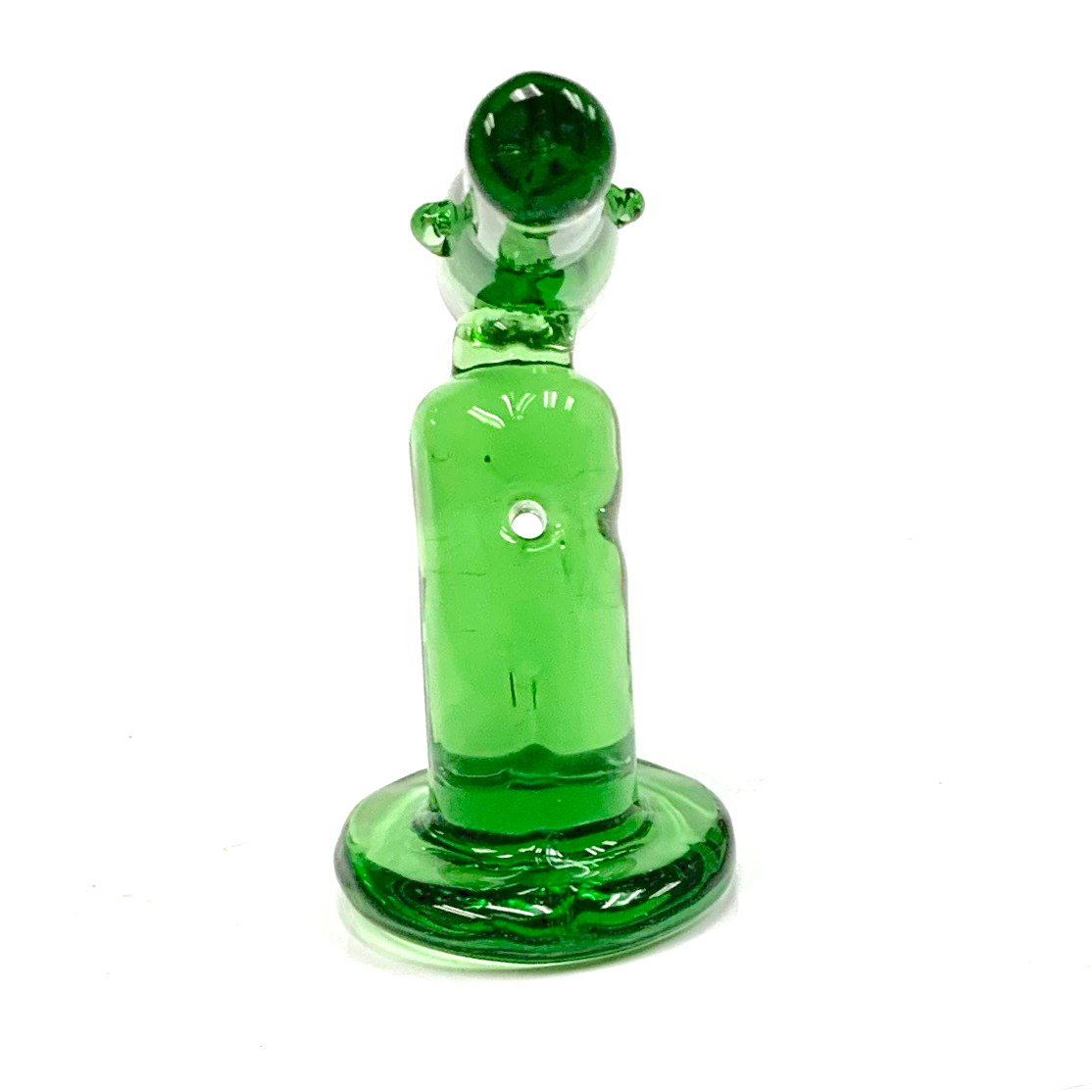 Glass Torch Shaped Bead Pendant for Necklace or Craft Puffr