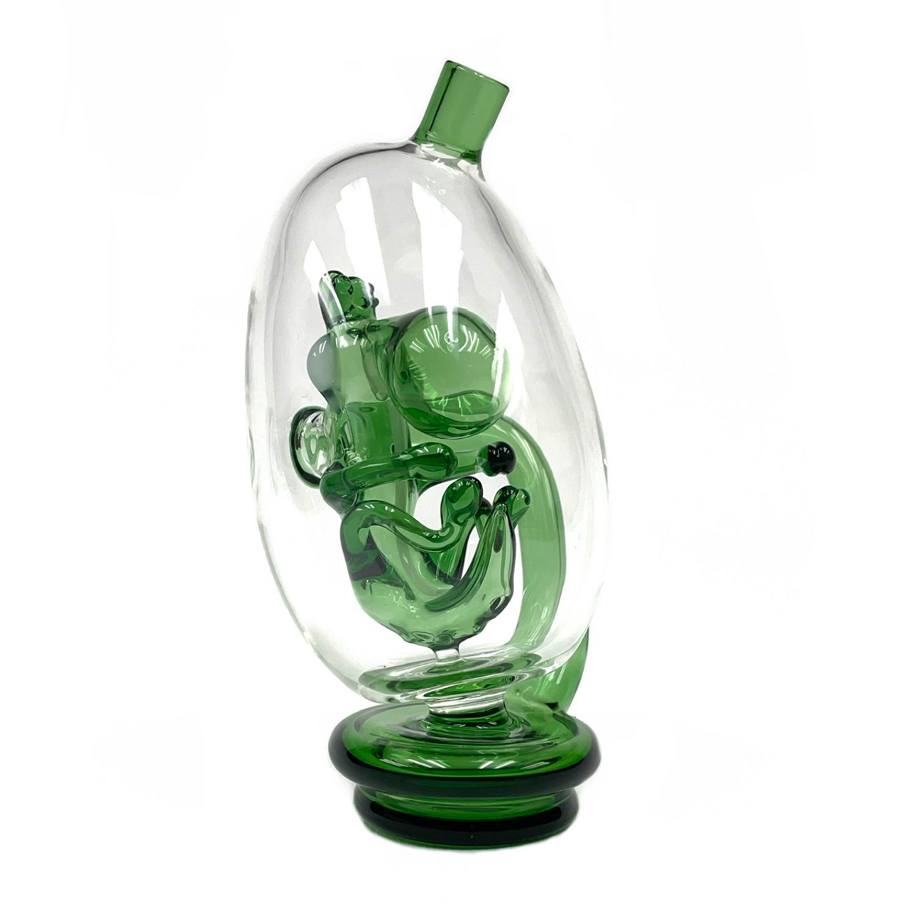 Gotoke 4.4 Yoshi Egg Silicone Glass Bubbler - Toke Shed