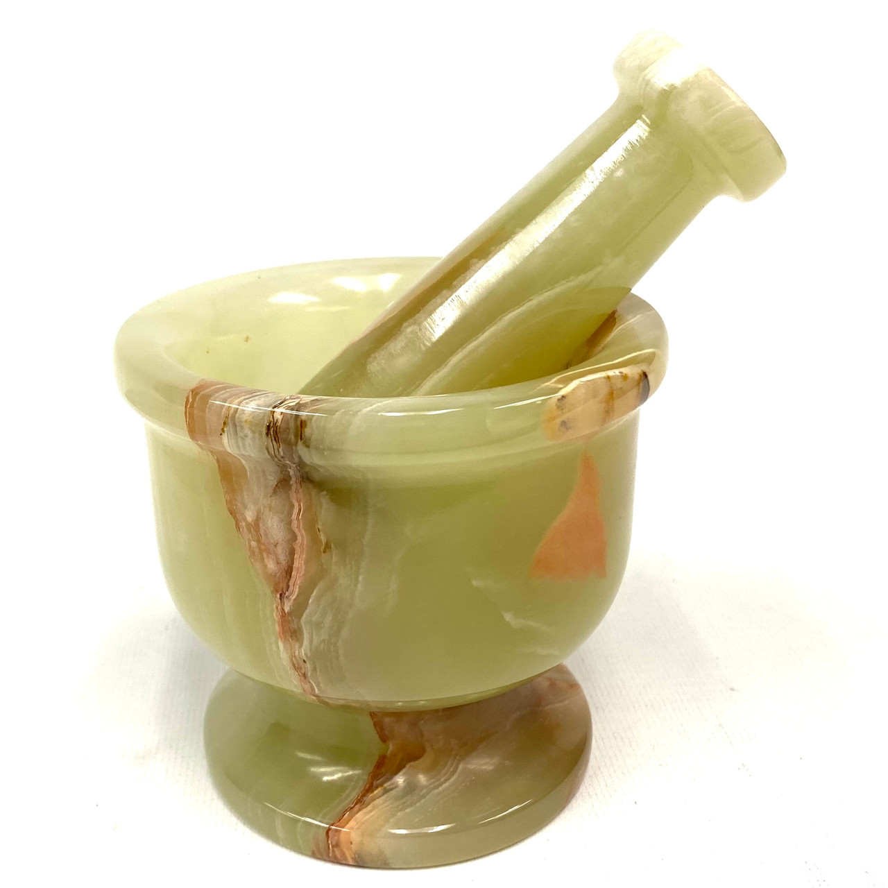 Onyx Mortar Pestle 4" 1 Set Puffr