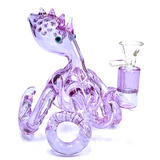 Insane Octopus Glass Water Pipe Rig 6.7"