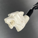 Miniature Meerschaum Panel Pipe - Closeup