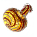 Strong Jawline Glass Hand Pipe  4.65" 1 Count Assorted