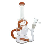 3 Armed Recycler 9" Water Pipe 1 Count Assorted Colors