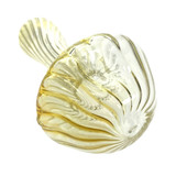 Gold Chandelier Mushroom 4.5" Hand Pipe 1 Count
