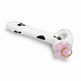 Pierced Cow Udder Glass Pipe 4.5-5”