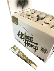 Afghan Hemp King Size Natural Unrefined Cone Rolling Papers (24 Ct Box)