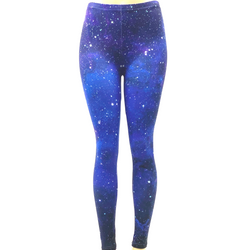 Night Sky Star Space Pants Leggings One Size Fits Most