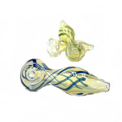Fat Bottom Fumer 3" Glass Hand Pipe (Assorted Colors)