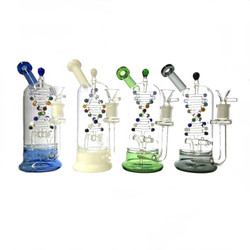 DNA Evolution 10"x5" Glass Water Pipe (Assorted Colors)