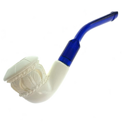 Mini Topkapi Calabash Pipe NO Case by Paykoc Genuine Block Meerschaum M60043L