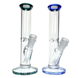 Simple Tube 10" Water Pipe 1 Count Assorted Colors