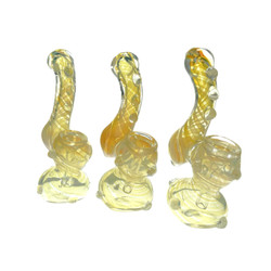 Golden Fumed Small 5" Bubbler 1 Count