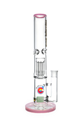 Lacesaber – 12" Straight Tube with Multi-Arm Lace Perc (Multiple Colors Available)