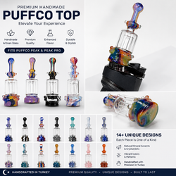 Colorado Hand Blown Puffco Top 1 Assorted