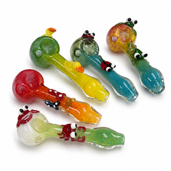Colorado Blown Critter Glass Spoon Pipe – Assorted Designs – Approx\. 5”