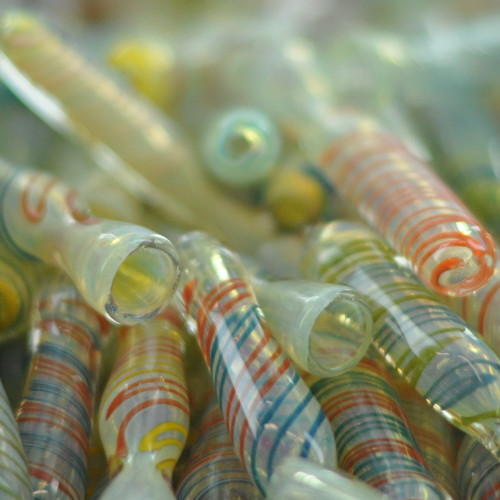 3" Economy Glass Chillum One Hitter Assorted 1 Count