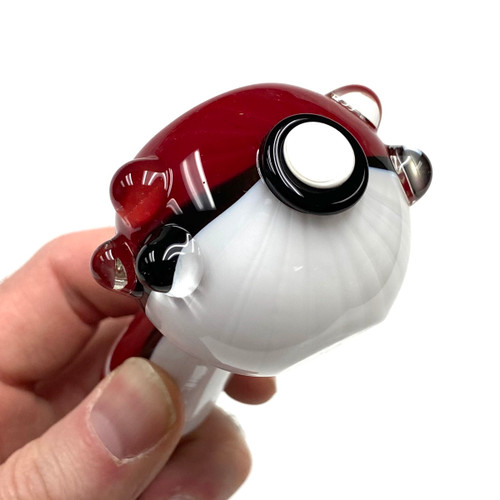 Pokeball Glass Hand Pipe