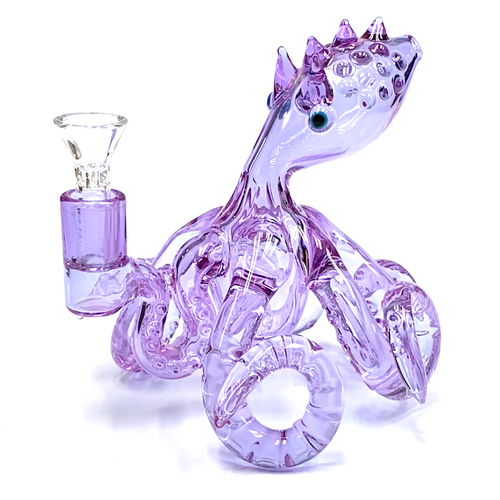 Insane Octopus Glass Water Pipe Rig 6.7"