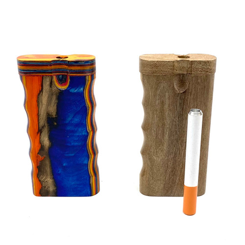 Wooden Dugout w/ Finger Grip (Assorted Colors)