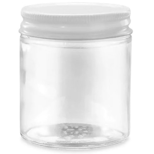 4oz Jar w/ White Metal Lid