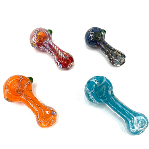 Flat Mouthed Endless Possibilities 2.75" Glass Hand Pipe Assorted 1 Count