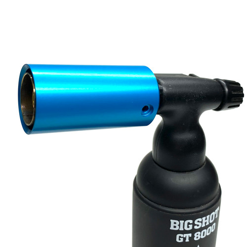 Teal Turbo Metal Nozzle Guard for Blazer Big Shot / Big Buddy Butane Torches Puffr Exclusive
