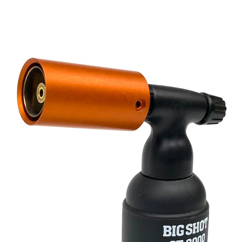 High-tech Orange Turbo Metal Nozzle Guard for Blazer Big Shot / Big Buddy Butane Torches