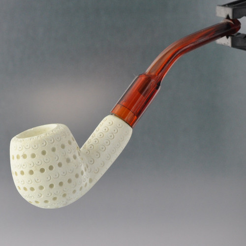 Miniature Meerschaum Classic Lattice Pipe - Profile