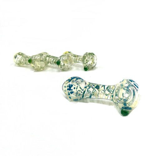 Viral Tornado 3.5" Glass Hand Pipe (Assorted Colors)