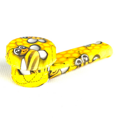 Sexy XXX Little Bee Silicone Pipe with Cap