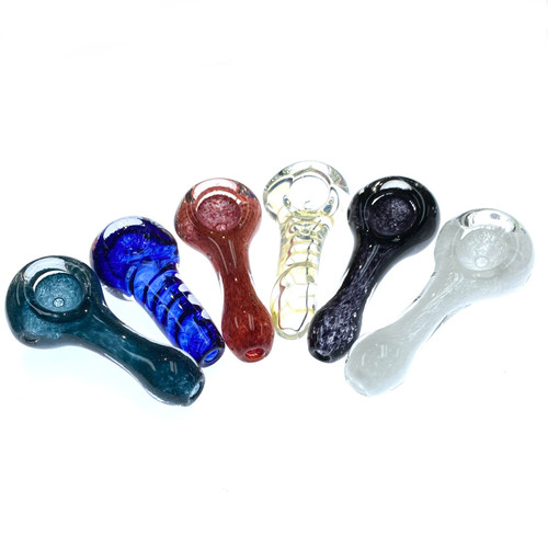 3” Sol Colorado Glass Pipes Wide Assorted 1 count