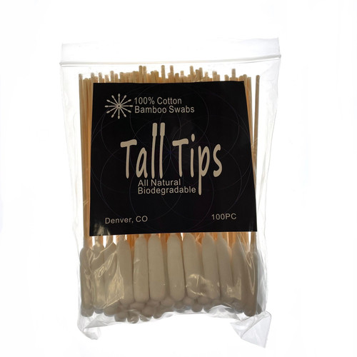 Tall Tip 100 Pack Cotton Swabs