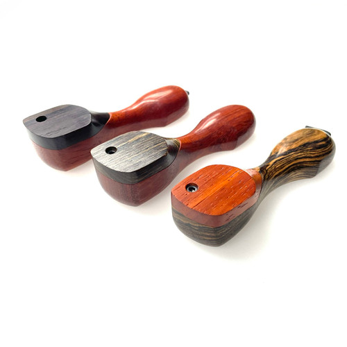 Curvy Skytopper Wooden Concert Pipe 3.5" 1 Count Assorted