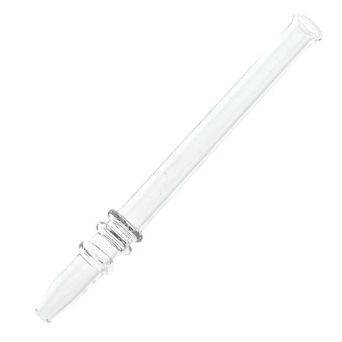 6.25” Long Shorty Quartz Nectar Collector Straw