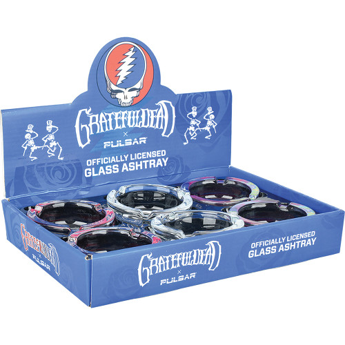 Grateful Dead x Pulsar Licensed Glass Ashtrays - 3.5"
