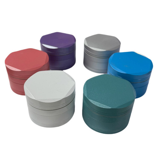 4 Part Hex Grinder Nonstick Coating assorted colors 1 pc