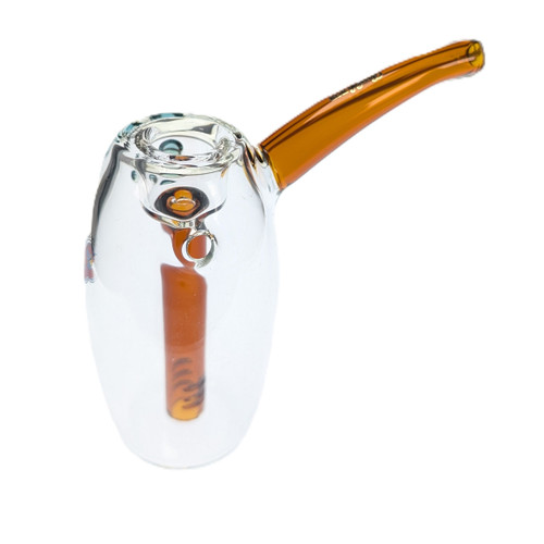 Bubbler 02 - 4" by 4.25" Mini Slittled Downstem Bubbler (Multiple Colors Available)